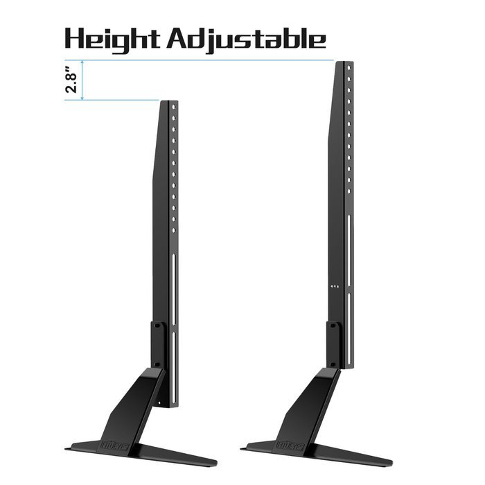 Fitueyes Universal LCD Flat Screen TV Table Top Stand / Base Mount fits 42" to 65'' TV TT06801MB N6