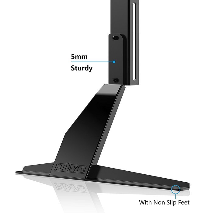 Fitueyes Universal LCD Flat Screen TV Table Top Stand / Base Mount fits 42" to 65'' TV TT06801MB N12