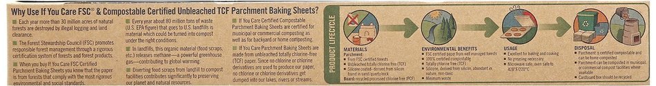 IF YOU CARE BAKING PAPER SHEETS, 24 CT N3