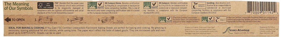 IF YOU CARE BAKING PAPER SHEETS, 24 CT N4