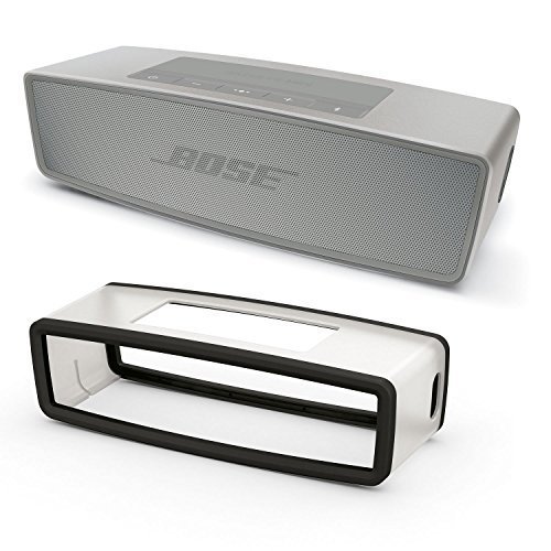 Bose SoundLink Mini II Pearl Bundle Bluetooth Speaker w/Charcoal Black Soft Cover