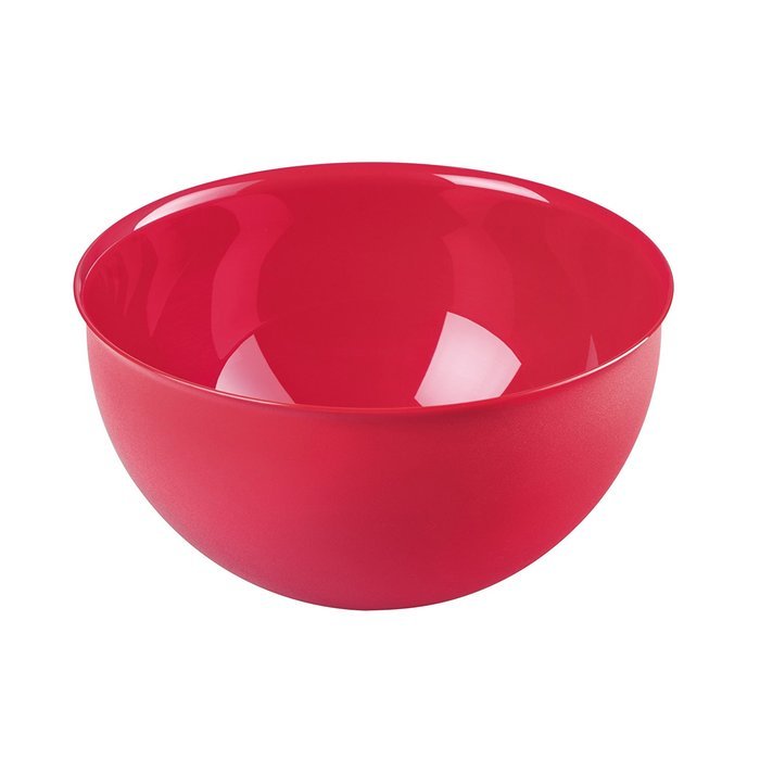 koziol PALSBY M medium Bowl 200 mm/7.8 in / 2 l / 67.6 fl.oz., solid raspberry red