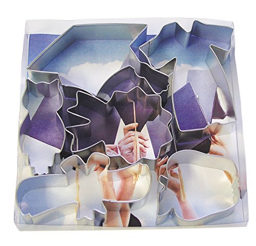 R & M International 1938 6-Piece Cookie Cutter Set, Graduation Themed