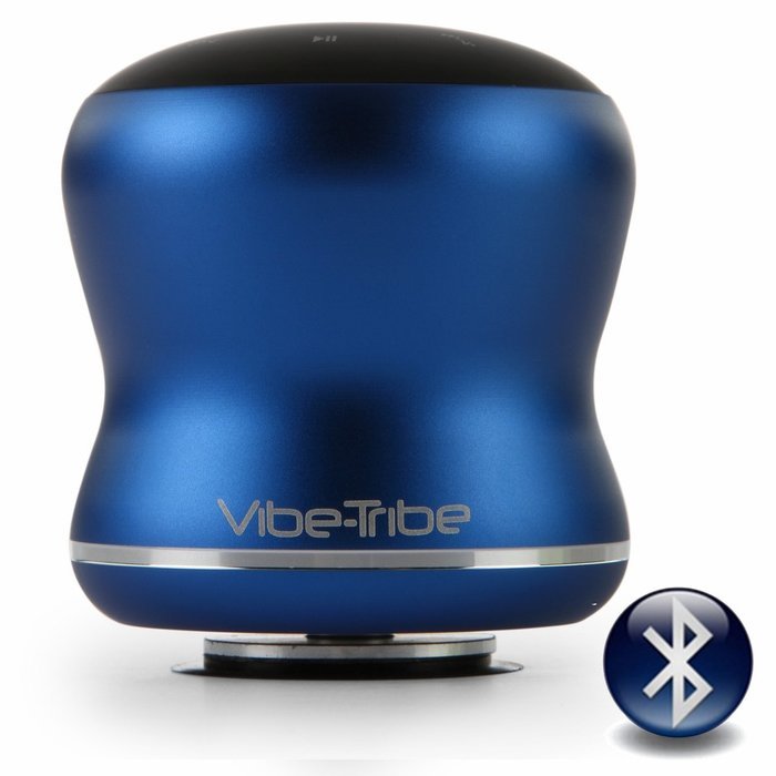 Vibe-Tribe Mamba Yale Blue: 18Watt Bluetooth Vibration Speaker - Touch Panel - Hands Free Calls - Daisy Chain