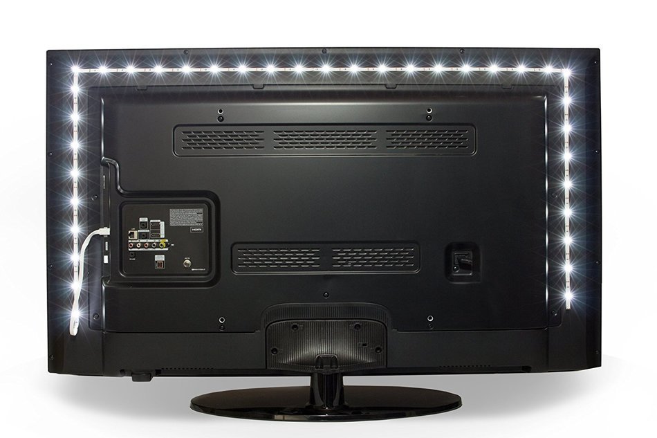 Luminoodle LED TV Backlight - Large - The Longest USB LED Backlight on the Market - USB Powered LED HDTV Bias...