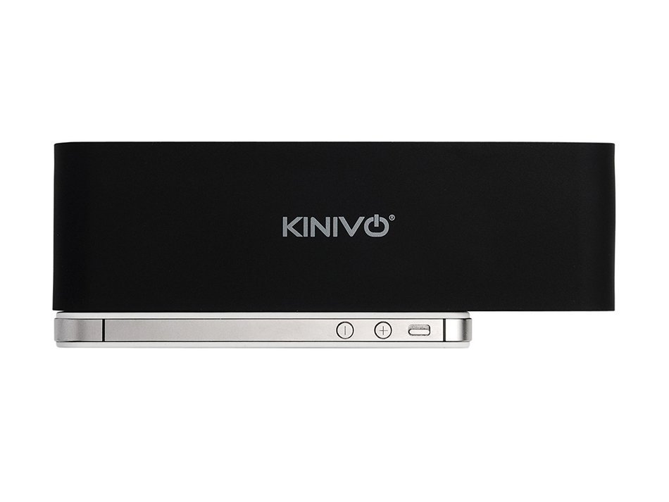 Kinivo BTX270 Wireless Bluetooth Portable Speaker - Supports apt-X for high quality digital audio (Black) N6