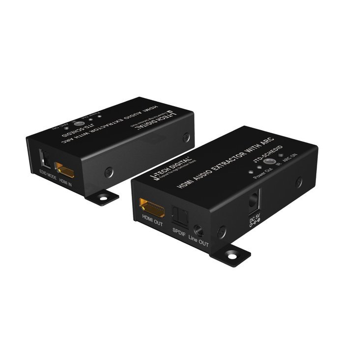 J-Tech Digital &reg; Premium Quality 1080P HDMI To HDMI + Audio (SPDIF + RCA Stereo) Audio Extractor Converter (Support... N18
