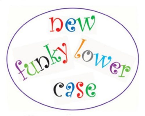 FMM Lower Case Funky Alphabet Tappit Cutters Set