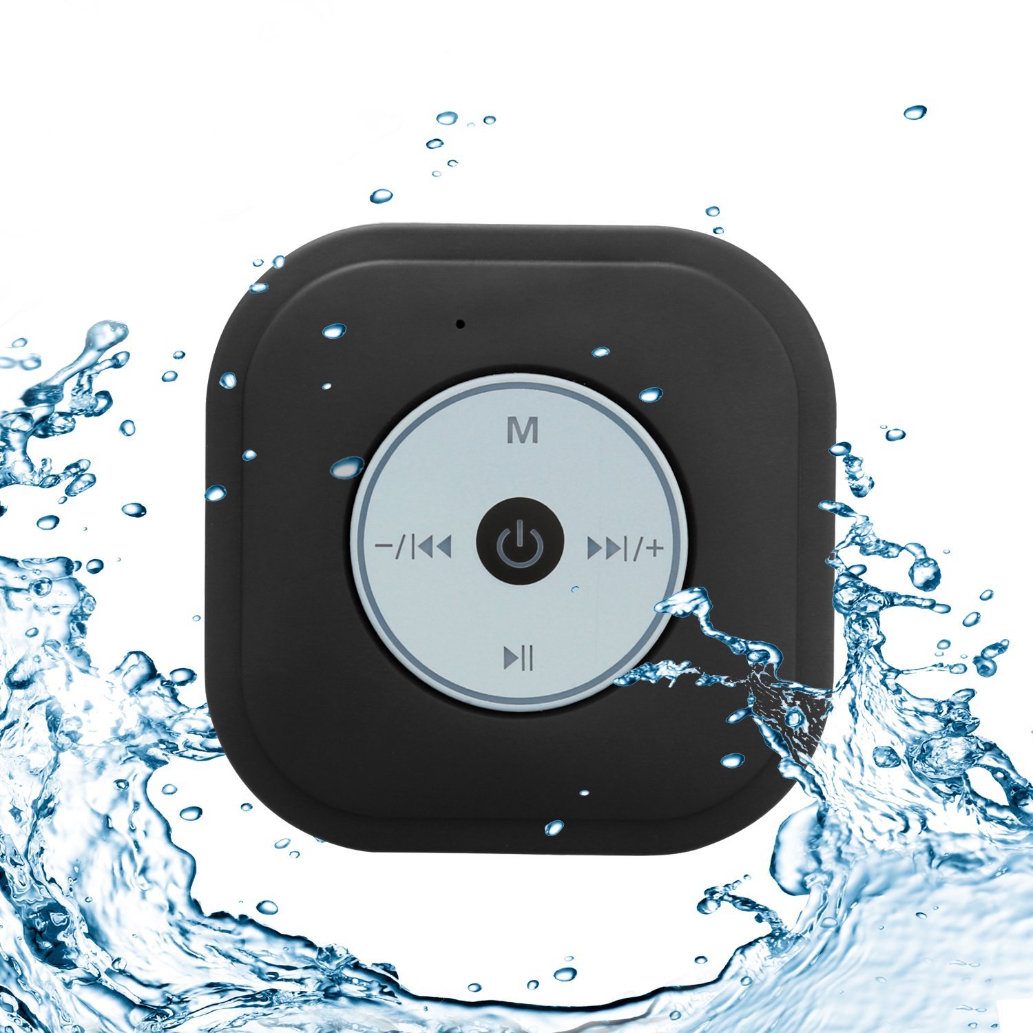 Qooltek Waterproof Bluetooth 3.0 Shower Speaker Wireless Mini Water ...