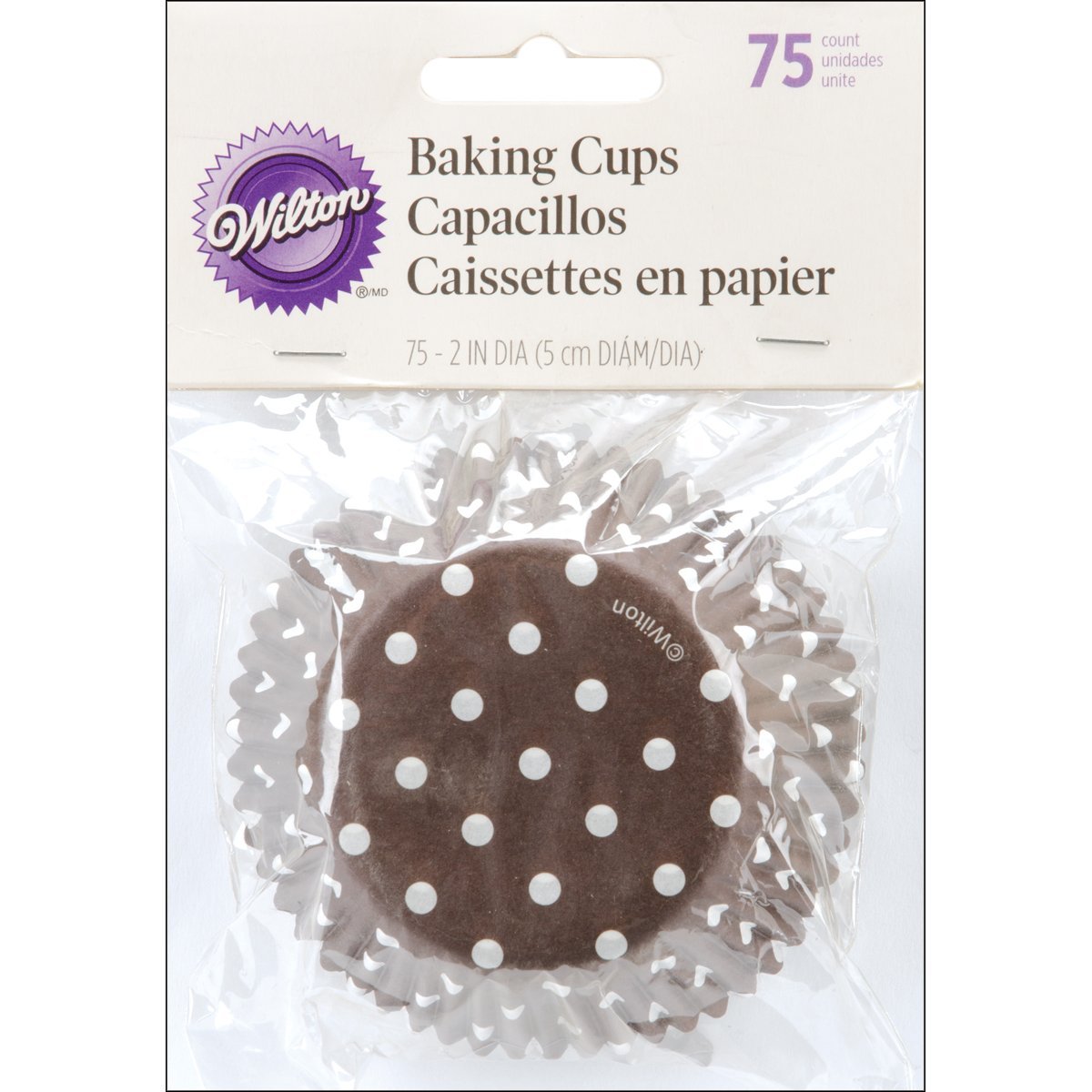 Pirottini Per Muffin Standard – Pallini Rossi, 75 Pezzi, Diametro 5 Cm (2")