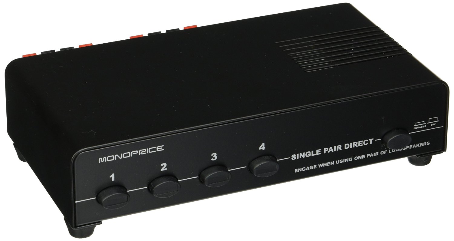 Monoprice 109995 4-Channel Speaker Selector Free Image Download