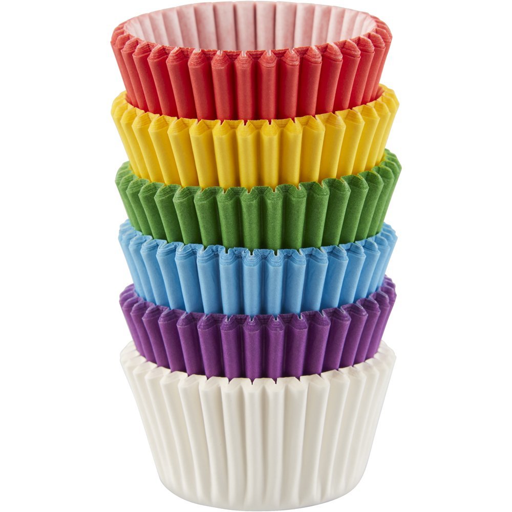 Wilton 415 5171 150 Count Rainbow Mini Cupcake Liners Free Image Download