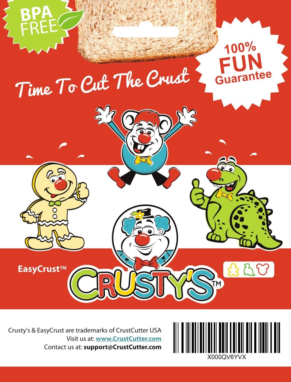 Crusty s mickey mouse sandwich cutter high quality stainless steel