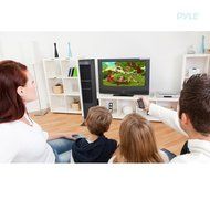 Pyle PHITB65BK Bluetooth Sound Tower Speaker System with USB Reader 3.5mm AUX, RCA Inputs and FM Radio N4