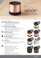 Woofit Sack It Gun Metal LTD Portable Bluetooth Speaker N2