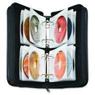 Case Logic BNB-208 208 Capacity CD/DVD Prosleeve Nylon Binder (Black) N5