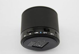 Powerful Super Micro Mini Portable Bluetooth Speaker with Micro SD Card Slot &amp; Audio Input Ports for PC / Phone... N4