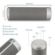Bluetooth Speakers, Oittm Pulse Portable Bluetooth 4.0 Hi-Fi Wireless Speaker with 6 LED Light Visual Modes and... N4