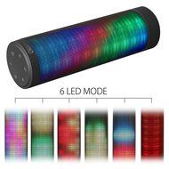 Bluetooth Speakers, Oittm Pulse Portable Bluetooth 4.0 Hi-Fi Wireless Speaker with 6 LED Light Visual Modes and... N9
