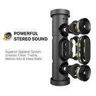 Bluetooth Speakers, Oittm Pulse Portable Bluetooth 4.0 Hi-Fi Wireless Speaker with 6 LED Light Visual Modes and... N10