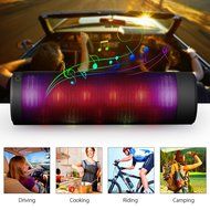 Bluetooth Speakers, Oittm Pulse Portable Bluetooth 4.0 Hi-Fi Wireless Speaker with 6 LED Light Visual Modes and... N14