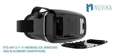 ONLY THIS WEEK 50% OFF - Nuvika Z1 plus 3D and VR Virtual Reality Headset For iPhone, Samsung and other phones... N9