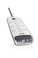 Belkin 12-Outlet Advanced Power Strip Surge Protector with 6-Foot Power Cord and 2 USB Charging Ports, 4000 Joules... N3