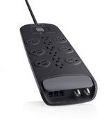 Belkin 12-Outlet Advanced Power Strip Surge Protector with 6-Foot Power Cord and 2 USB Charging Ports, 4000 Joules... N10