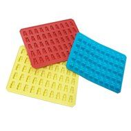 RL Treats 3 PCS Silicone Gummy Bear Molds 50 Cavities - BONUS DROPPER N3