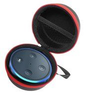 FitSand (TM) Carry Travel Zipper Portable Protective Hard Case Cover Bag Box for Amazon Echo Dot (Fits USB Cable... N2