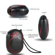 Bluetooth Speakers, YEOPHOM Wireless Ultra Portable Speaker Built-in Mic Hand-free FM Radio TF card Super Bass... N2