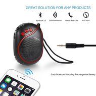 Bluetooth Speakers, YEOPHOM Wireless Ultra Portable Speaker Built-in Mic Hand-free FM Radio TF card Super Bass... N4