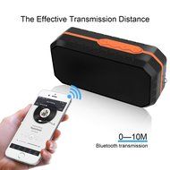 Fetta Portable Bluetooth Speaker, Wireless Waterproof Shockproof Speaker with Build-in Microphone for iPhone,... N5