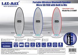 Lax-Max&reg; New Generation Portable Wireless Bluetooth Speaker (Blue)