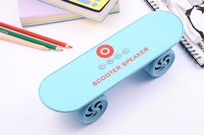 Scooter Speaker,WONFAST&reg; Portable Mini Skateboard Scooter Wireless Bluetooth Speakers Music Player for iPhone... N24