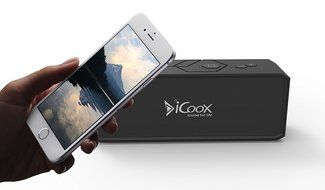 Icoox Honeycomb Portable Speaker, Bluetooth Speaker CSR 4.1 Stereo Systems, Built-in 1500mAh Rechargeable Battery... N5