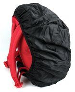 DURAGADGET JBL Charge Speaker Carry Bag - Water-Resistant Bright Red Backpack With Black Rain Cover for NEW JBL... N5