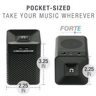 Mediabridge Forte Portable Bluetooth Speaker with Powered Rear-Firing Subwoofer - Wireless Speaker with Rechargeable... N5