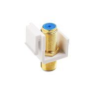 Cable Matters (5-Pack) Gold-Plated RG6 Keystone Jack Insert N3