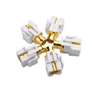 Cable Matters (5-Pack) Gold-Plated RG6 Keystone Jack Insert N9