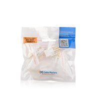 Cable Matters (5-Pack) Gold-Plated RG6 Keystone Jack Insert N20