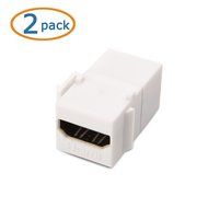 Cable Matters (5-Pack) Gold-Plated RG6 Keystone Jack Insert N21