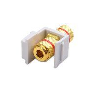Cable Matters (5-Pack) Gold-Plated RG6 Keystone Jack Insert N41