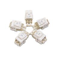 Cable Matters (5-Pack) Gold-Plated RG6 Keystone Jack Insert N50