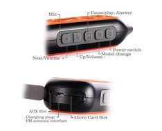 Ohpa SportSPK Outdoor Sport Wireless Bluetooth Speaker Waterproof For PC Latop Tabet iPod Smartphone Handheld... N9