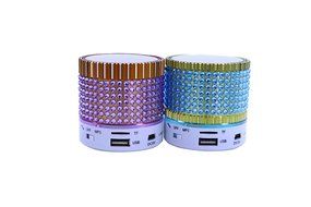 Portable Bluetooth Speakers Mini Wireless Speaker With the Function of USB and Colorful Lights via Micro TF Card... N12
