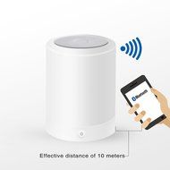 Simpome Wireless LED Bluetooth Speakers,Dimmable Night Light with Bluetooth 4.0 Speaker, Smart Touch LED Mood... N2