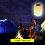 Simpome Wireless LED Bluetooth Speakers,Dimmable Night Light with Bluetooth 4.0 Speaker, Smart Touch LED Mood... N4