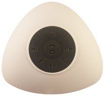 Triangle Mini Wireless Waterproof Bluetooth Shower Speaker Hands Free Speaker for iPhone/iPad/Cellphones - WHITE