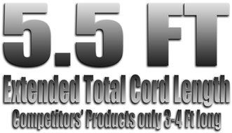 Pwr+ 5.5 Ft Car Charger for JBL Flip Portable Stereo Wireless Speaker 6132A-JBLFLIP Bluetooth Adapter Power Supply... N2